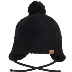 Hats|CaliKids Knitted Pom Pom Hat