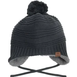Hats|CaliKids Knitted Pom Pom Hat