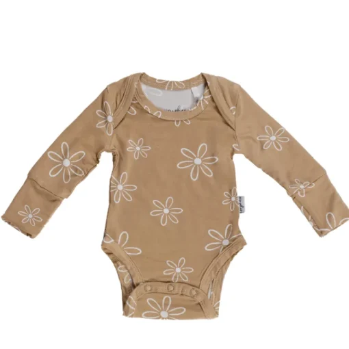 Onesies|Pip + Phee Long Sleeve Bamboo Bodysuit - Prints