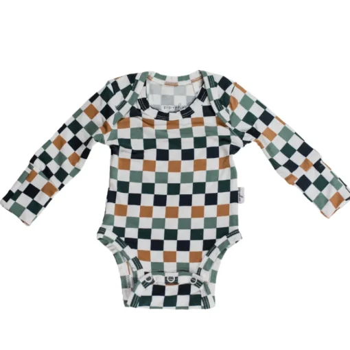 Onesies|Pip + Phee Long Sleeve Bamboo Bodysuit - Prints