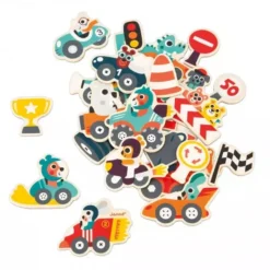 Building Toys|Janod Magnets 24 Pieces