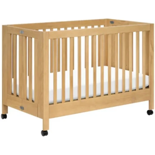 Cribs|Babyletto Maki Portable Folding Crib with Toddler Bed Conversion Kit