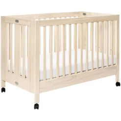 Cribs|Babyletto Maki Portable Folding Crib with Toddler Bed Conversion Kit