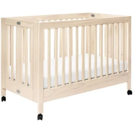 Cribs|Babyletto Maki Portable Folding Crib with Toddler Bed Conversion Kit