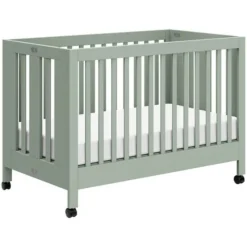 Cribs|Babyletto Maki Portable Folding Crib with Toddler Bed Conversion Kit