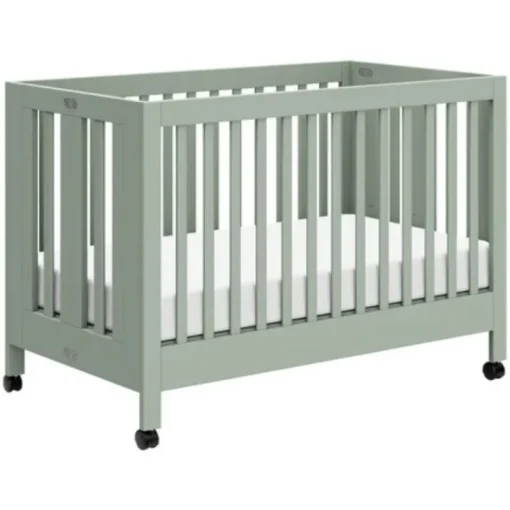 Cribs|Babyletto Maki Portable Folding Crib with Toddler Bed Conversion Kit