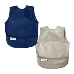 Bibs & Burp Cloths|Tiny Twinkle Mess-Proof Apron Bib - 2 Pack