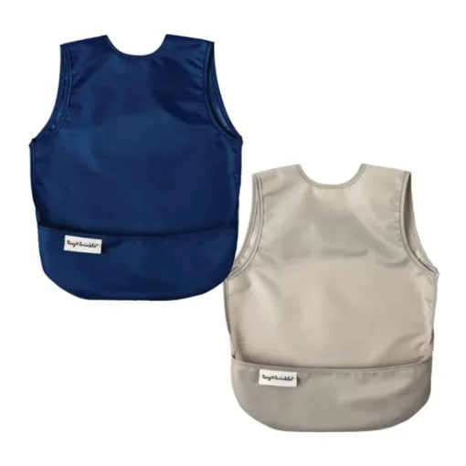 Bibs & Burp Cloths|Tiny Twinkle Mess-Proof Apron Bib - 2 Pack