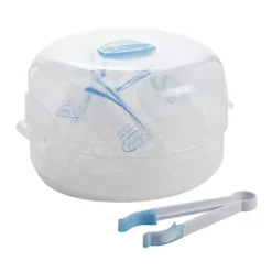 Bottle Feeding|Dr Brown's Microwave Steam Sterilizer w/ Tongs