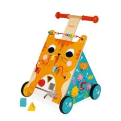 Activity Toys|Janod Multi-Activities Cat Baby Walker