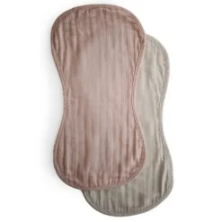 Bibs & Burp Cloths|Mushie Muslin Burp Cloth Set - 2 Pack