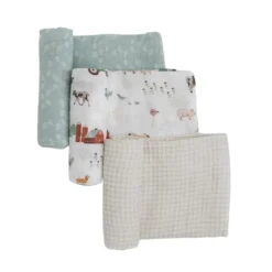 Swaddles|Little Unicorn Muslin Swaddle - 3 Pack