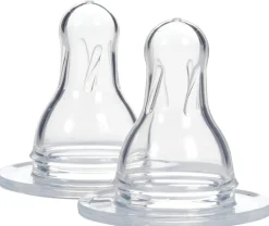 Bottle Feeding|Dr Brown's Narrow Bottle Nipples - 2 Pack