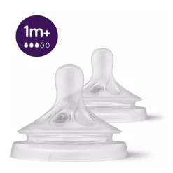 Bottle Feeding|Philips Avent Natural Response Nipple - 2 Pack