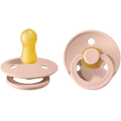 Pacifiers|BIBS Natural Rubber Colour Pacifier - 2 Pack