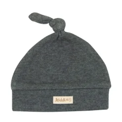 Hats|Juddlies Newborn Cap - Charcoal Grey Fleck