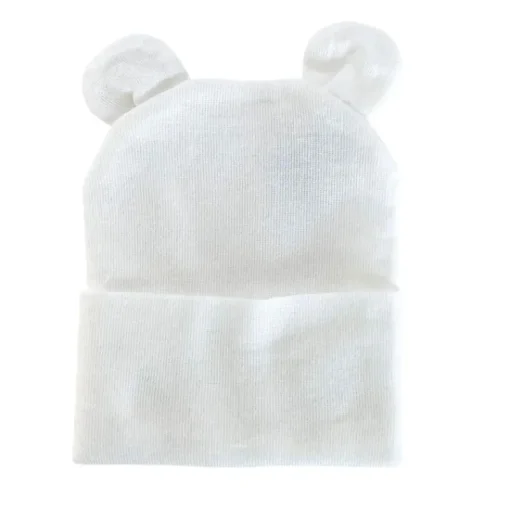 Hats|Kidcentral Essentials Newborn Knitted Bear Ear Hat