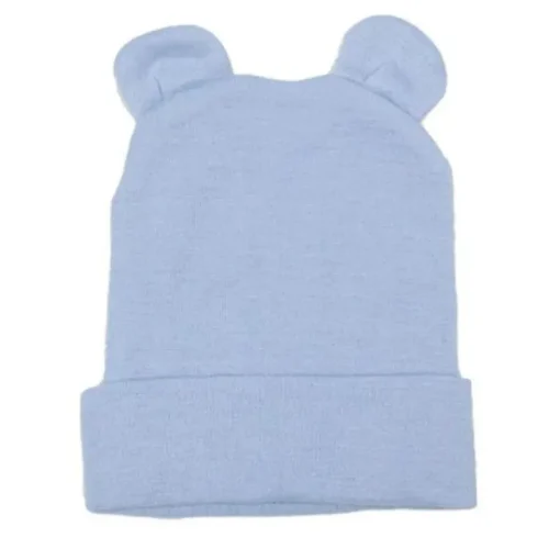 Hats|Kidcentral Essentials Newborn Knitted Bear Ear Hat