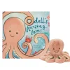 Plush Toys|Books|Jellycat Odell's Amazing Arms Book + Plush Bundle