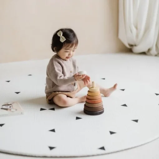 Activity Toys|Little Bot Ofie Reversible Baby Play Mat - Round
