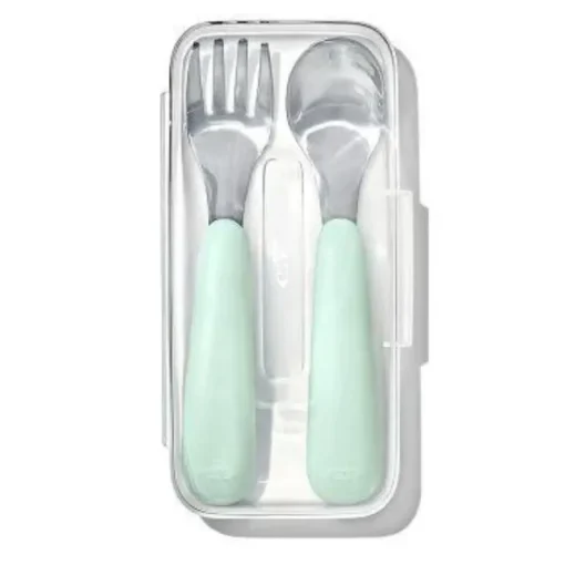 Tableware|Oxo Tot On-the-Go Fork & Spoon Set with Case