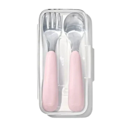 Tableware|Oxo Tot On-the-Go Fork & Spoon Set with Case