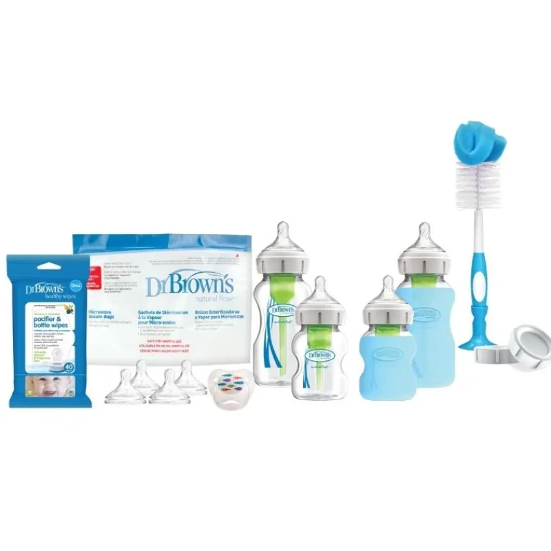 Bottle Feeding|Dr Brown's Options+ Glass Bottle Starter Set