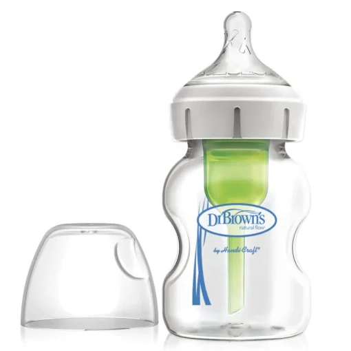 Bottle Feeding|Dr Brown's Options+ 5oz Glass Wide-Neck Bottle