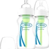 Bottle Feeding|Dr Brown's Options 9oz Glass Wide-Neck Bottle - 2 Pack
