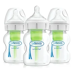 Bottle Feeding|Dr Brown's Options+ 5oz Wide-Neck Bottle - 3pk