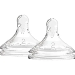 Bottle Feeding|Dr Brown's Options+ Wide Neck Nipples - 2 Pack