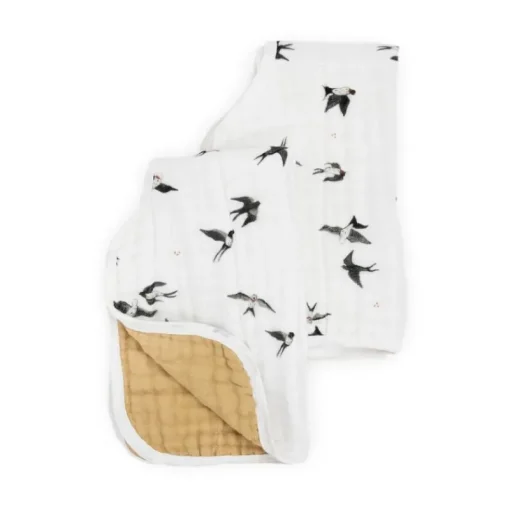 Bibs & Burp Cloths|Little Unicorn Organic Burp Cloth - 2 Pack