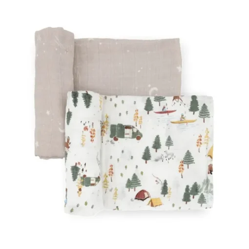 Swaddles|Little Unicorn Organic Cotton Muslin Swaddle Blanket - 2 Pack