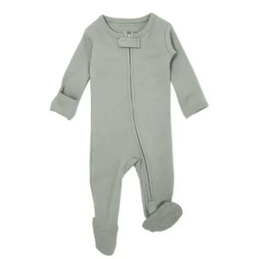 Sleepers|L'ovedbaby Organic 2-Way Zipper Baby Footie