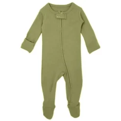 Sleepers|L'ovedbaby Organic Zipper Footed Sleeper - Solids