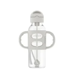 Tableware|Dr Brown's 8oz Sippy Straw Bottle - Grey