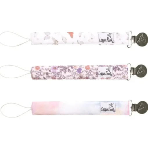 Pacifiers|Pacifier Clips|Copper Pearl Pacifier Clips
