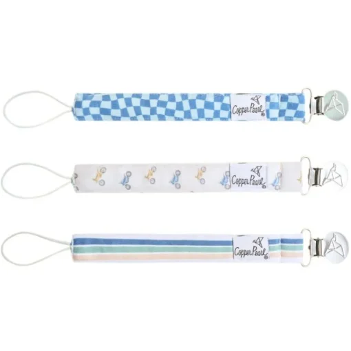 Pacifiers|Pacifier Clips|Copper Pearl Pacifier Clips