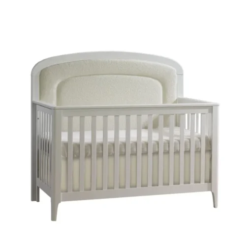 Cribs|Natart Juvenile Palo 5-in-1 Upholstered Convertible Crib