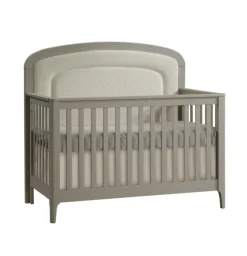 Cribs|Natart Juvenile Palo 5-in-1 Upholstered Convertible Crib