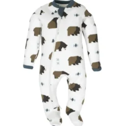 Sleepers|ZippyJamz Patterned Organic Footed Sleepers