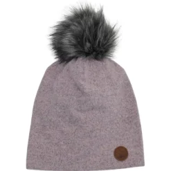 Hats|CaliKids Pom Pom Knit Slouchy Beanie