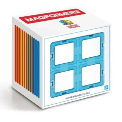 Building Toys|Magformers Rainbow Magnetic Shapes - 12 Pieces
