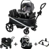 Travel Systems|Wagons|Bob Renegade Wagon + Willow SC Infant Car Seat Bundle