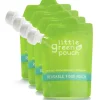 Food & Snacks|Little Green Pouch Reusable 7oz Food Pouch - 4 pack