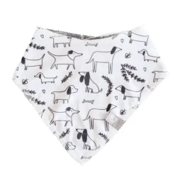 Bibs & Burp Cloths|La Petite Ourse Reversible Drool Bib