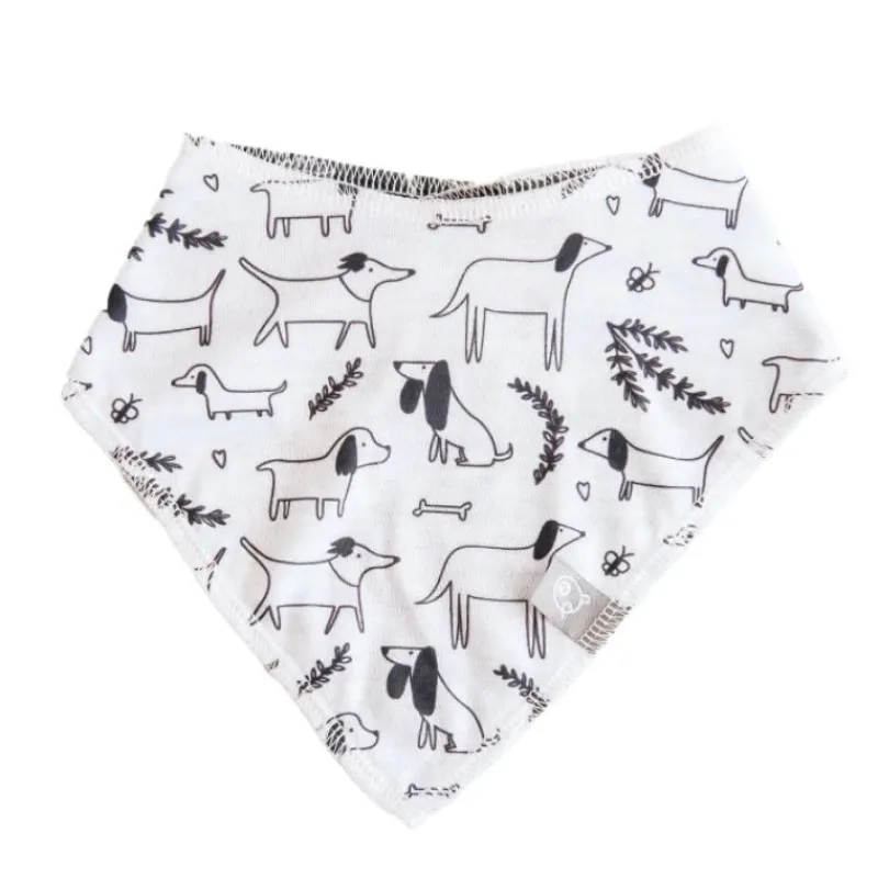 Bibs & Burp Cloths|La Petite Ourse Reversible Drool Bib