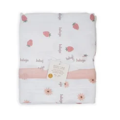 Bedding|Lulujo Reversible Muslin Blanket