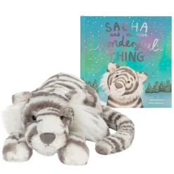 Plush Toys|Books|Jellycat Sacha and the Most Wonderful Thing Book + Plush Bundle