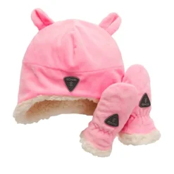 Hats|Kombi Sherpa Toque and Mittens Set